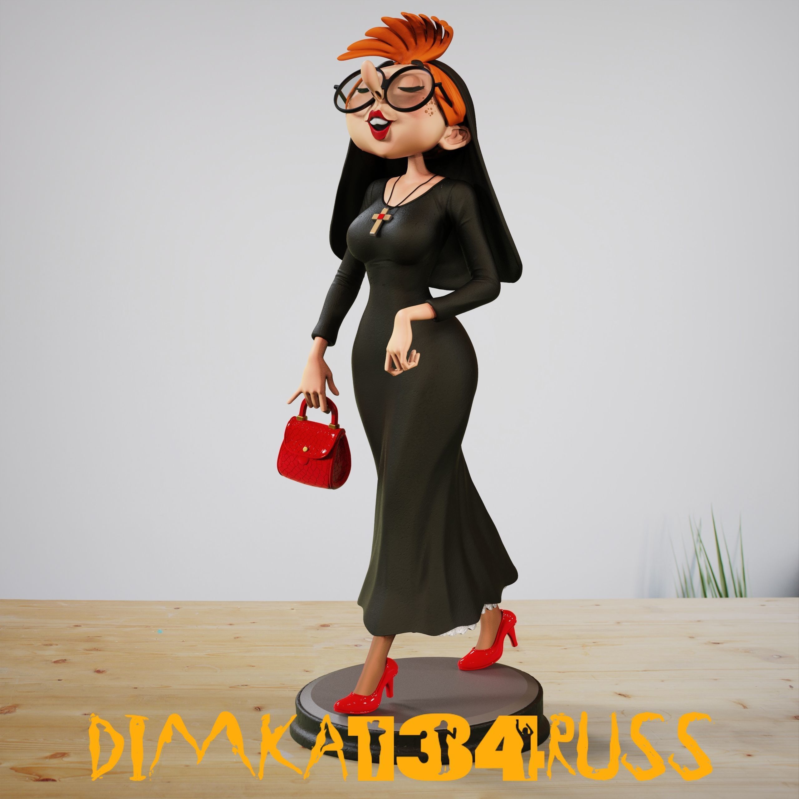 Miss Jeanne 3D print model_14