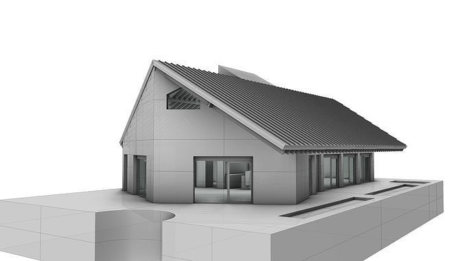 Fabiola Pavilion Anderlecht by Carton 123 Architects 3D Model 3D model