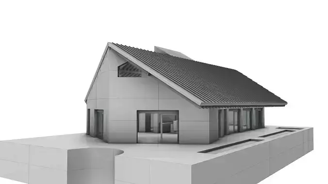 Fabiola Pavilion Anderlecht by Carton 123 Architects 3D Model