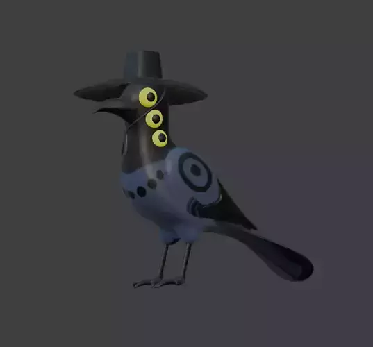 K-Pop demon hunter bird magpie  3D model