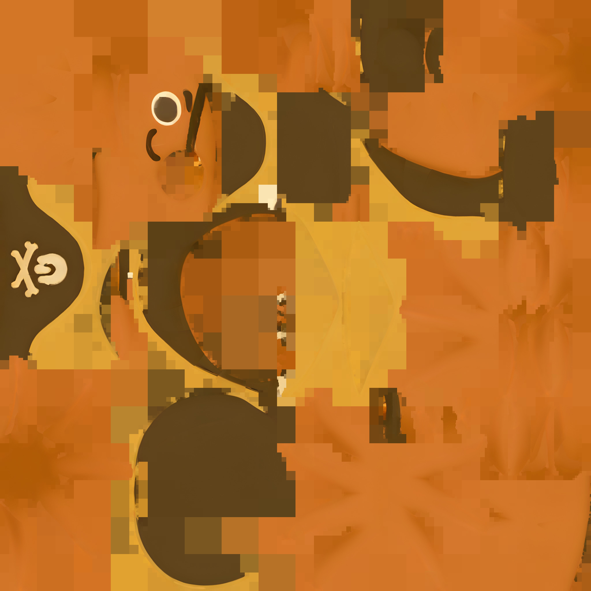 Cute Cartoon Fish 3D Model Game-Ready PBR Textured 3D model_3