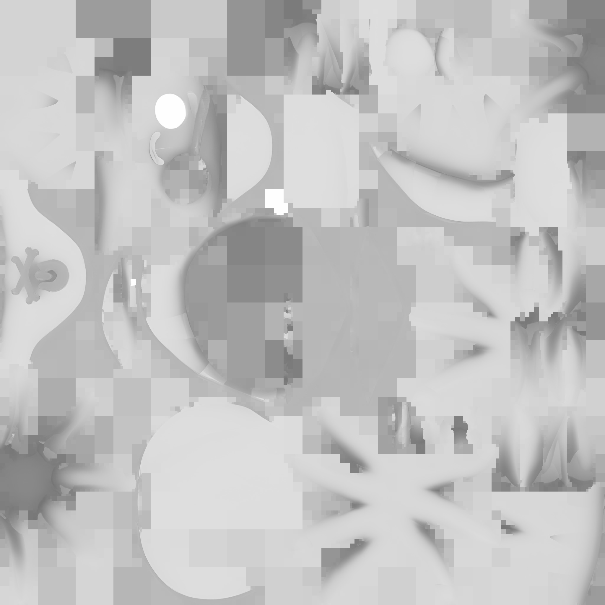 Cute Cartoon Fish 3D Model Game-Ready PBR Textured 3D model_7