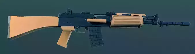 insas lmg gun 