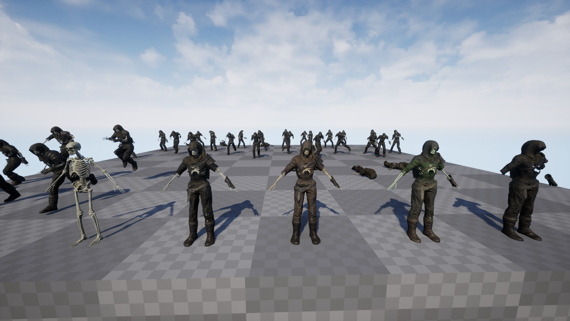 Skeleton Army Pack 3D Model Collection_15