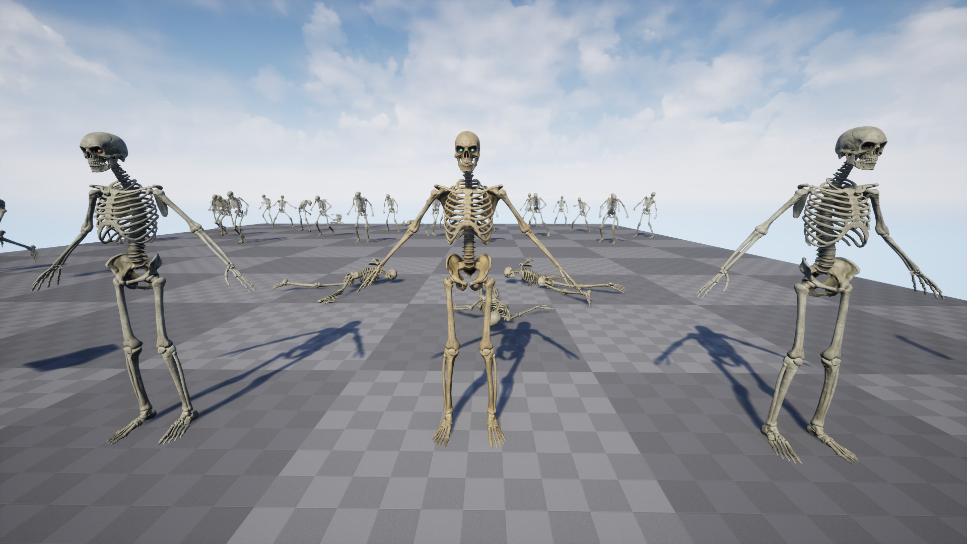 Skeleton Army Pack 3D Model Collection_3