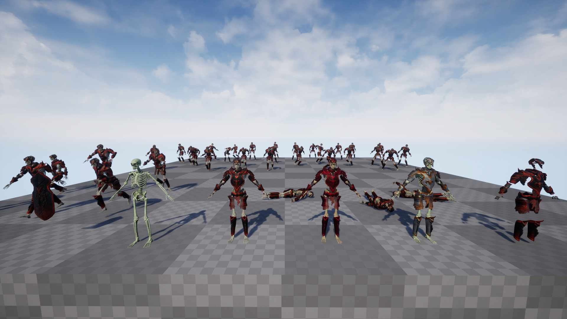 Skeleton Army Pack 3D Model Collection_20