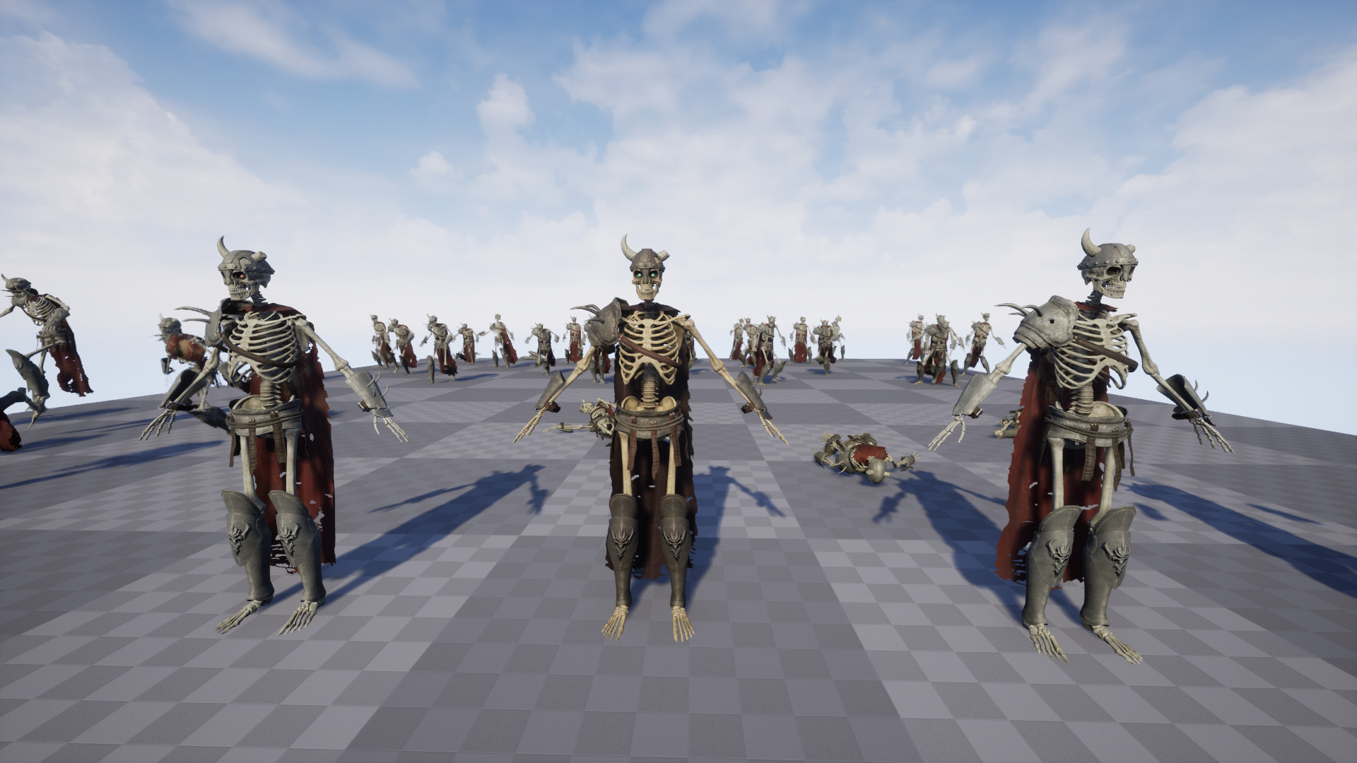 Skeleton Army Pack 3D Model Collection_11