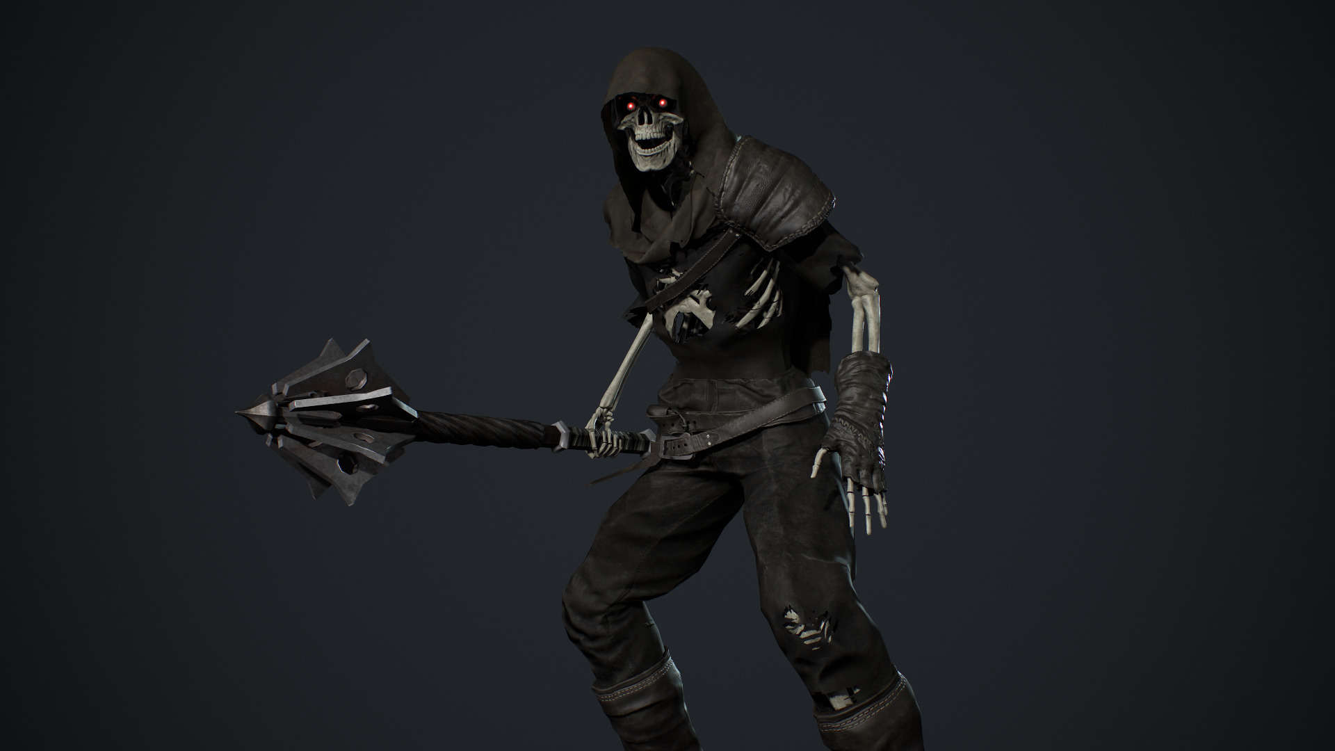 Skeleton Army Pack 3D Model Collection_13