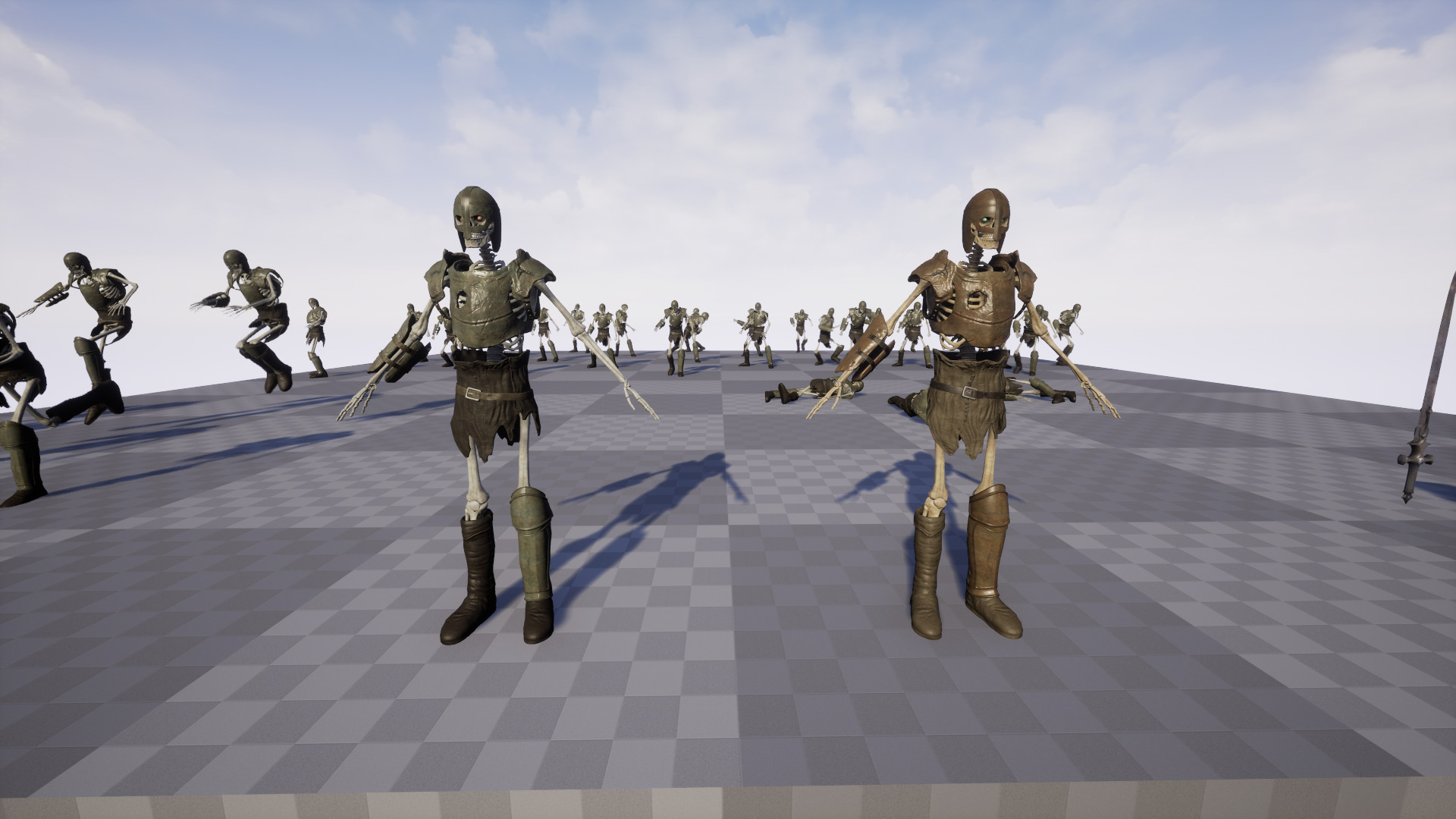 Skeleton Army Pack 3D Model Collection_7