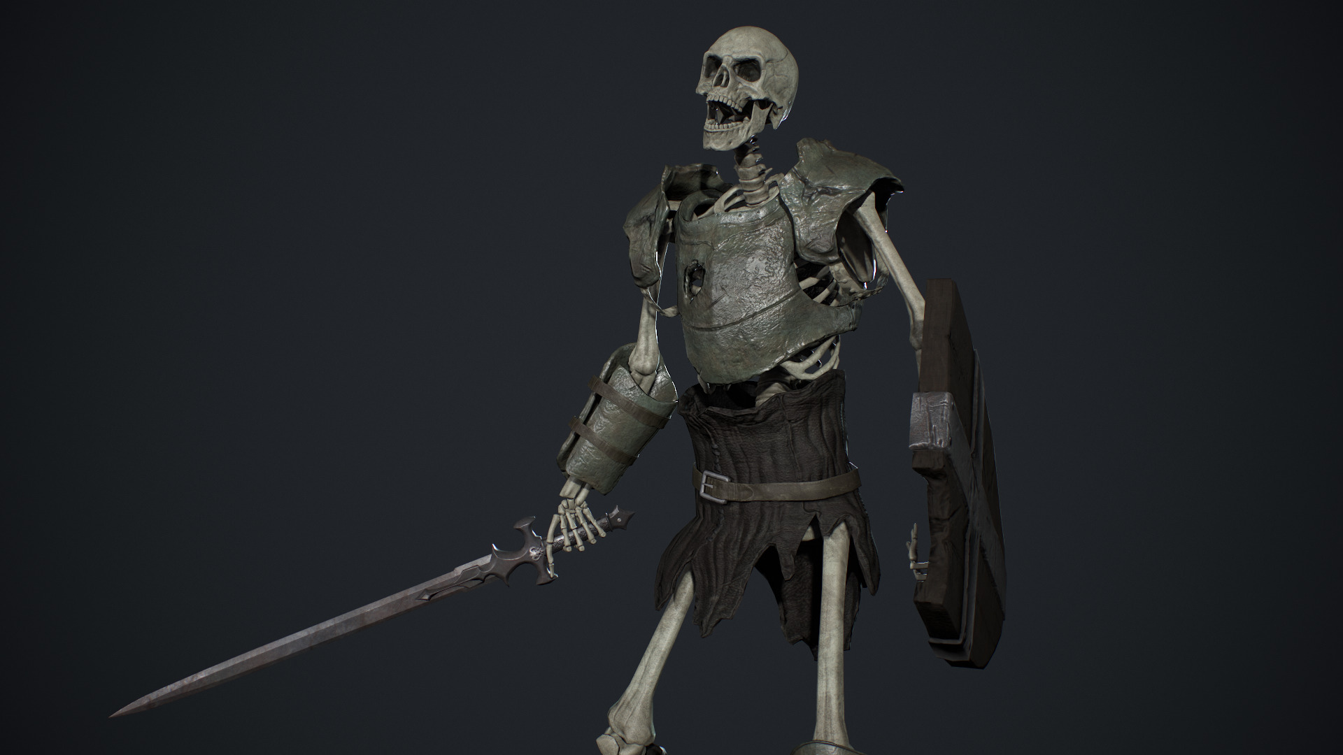 Skeleton Army Pack 3D Model Collection_5