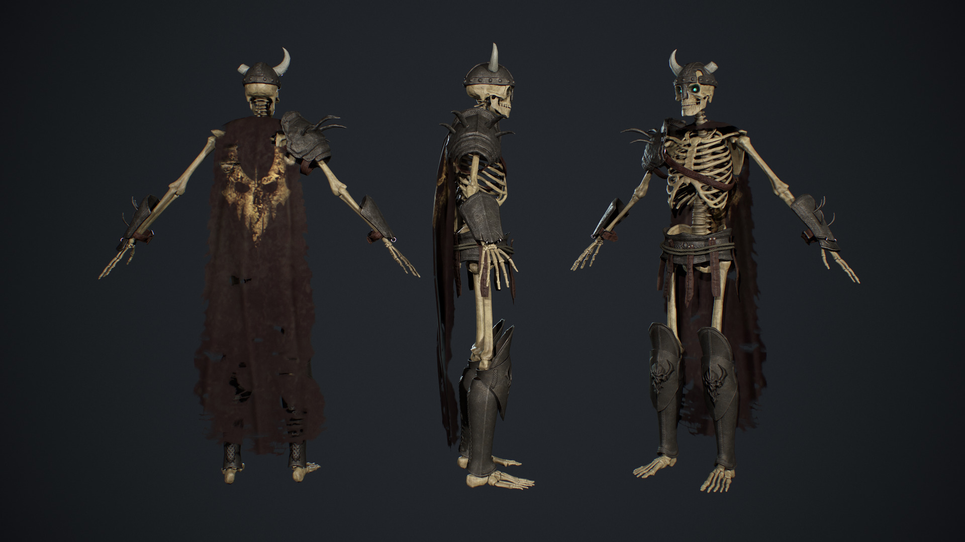 Skeleton Army Pack 3D Model Collection_10