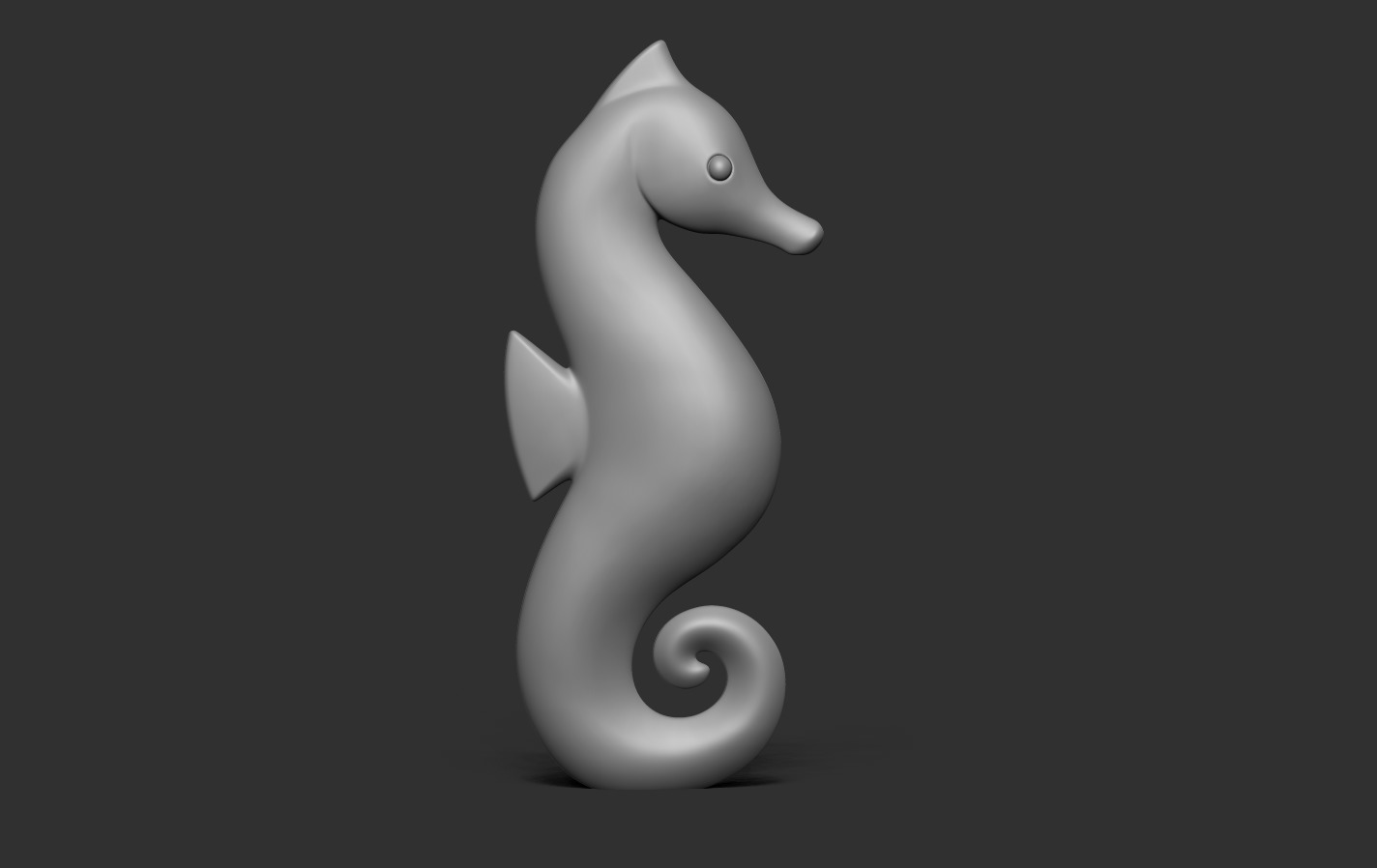Seahorse 3D print model_13