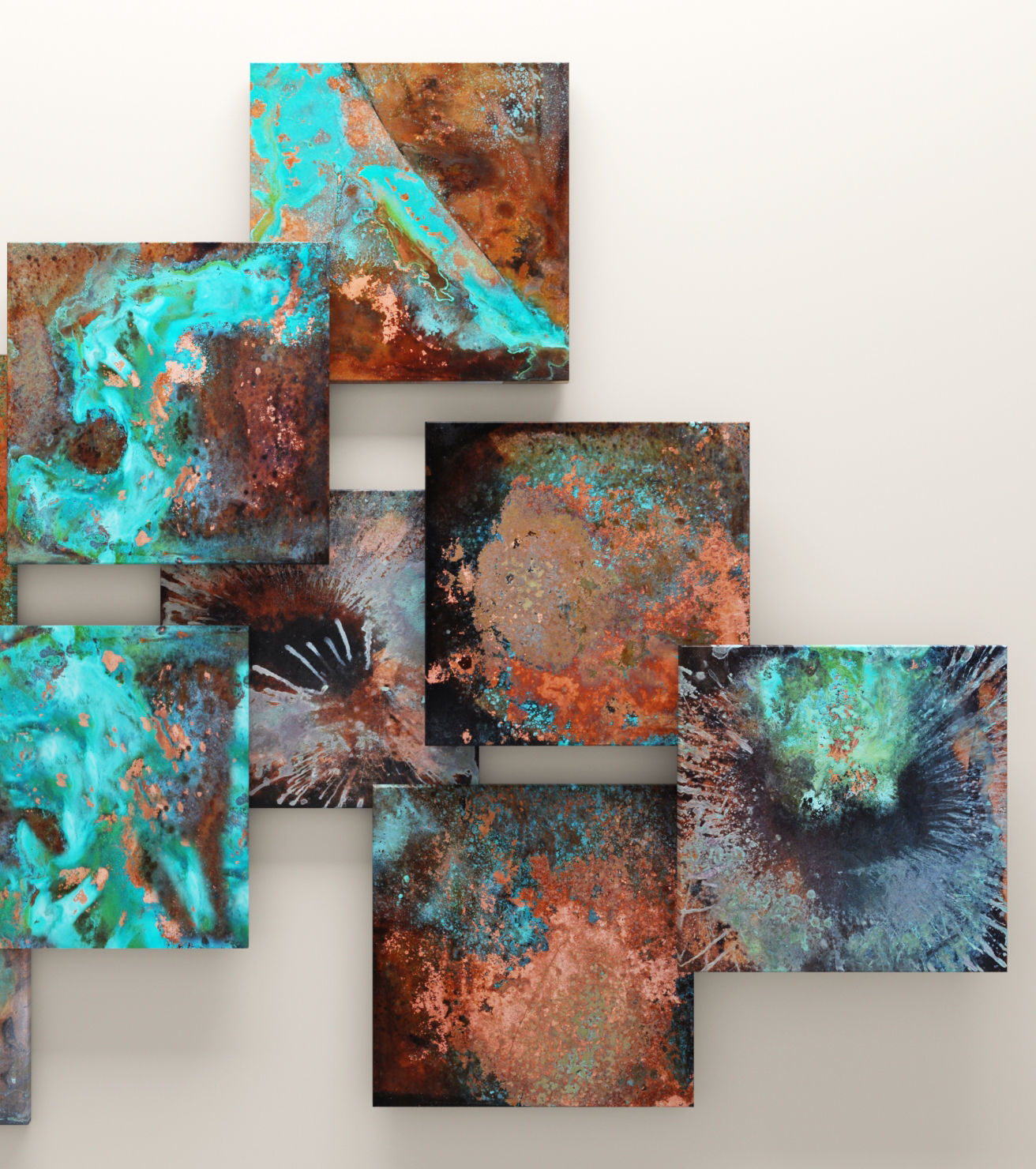 Wall Art Sculpture 20 3D model_3