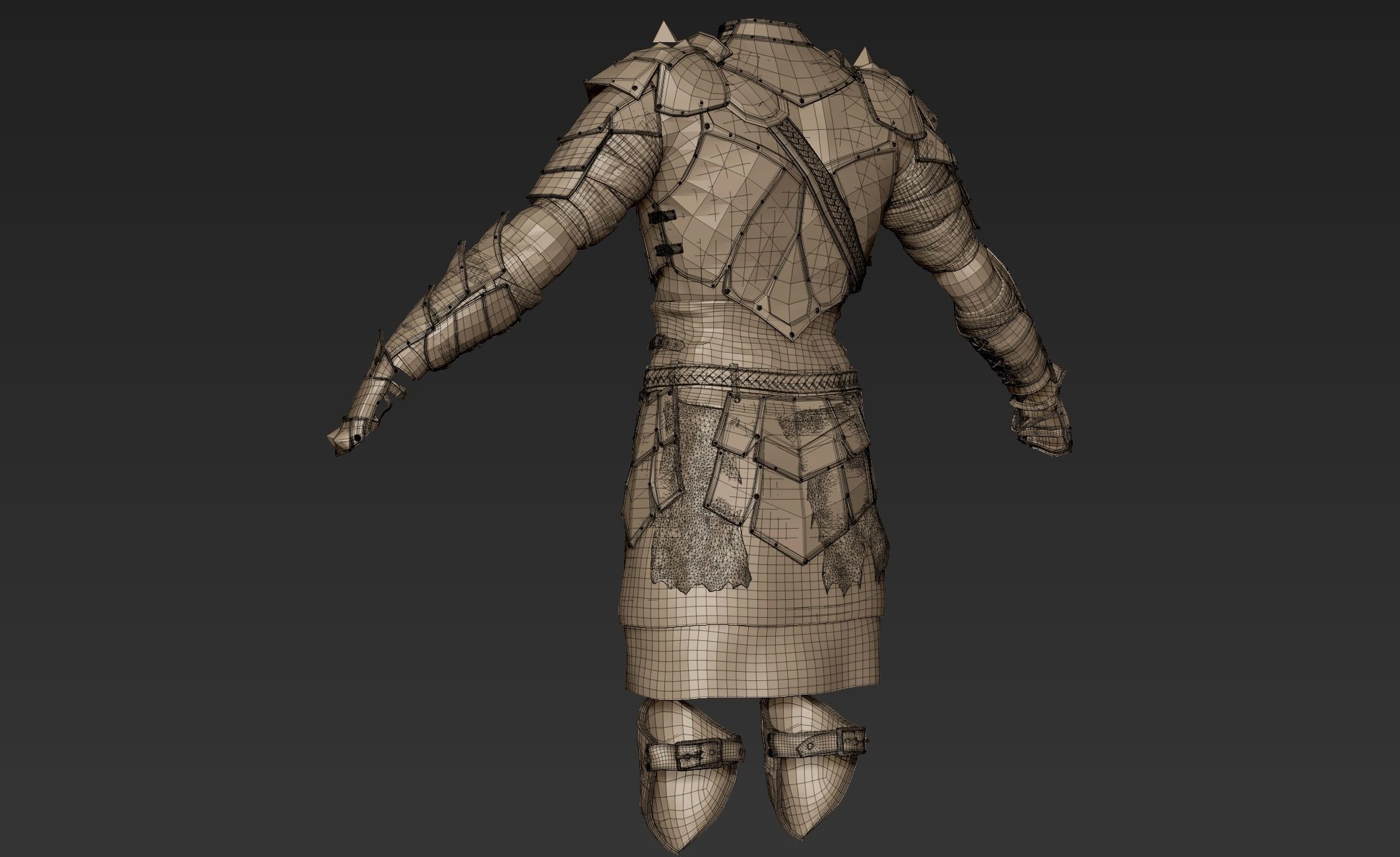 Zbrush Armor 3D model_11