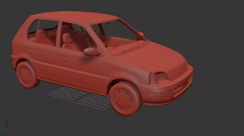 H Logo GA3 5door 1996 3D print model_0