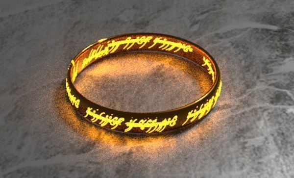The One Ring Low-poly 3D model