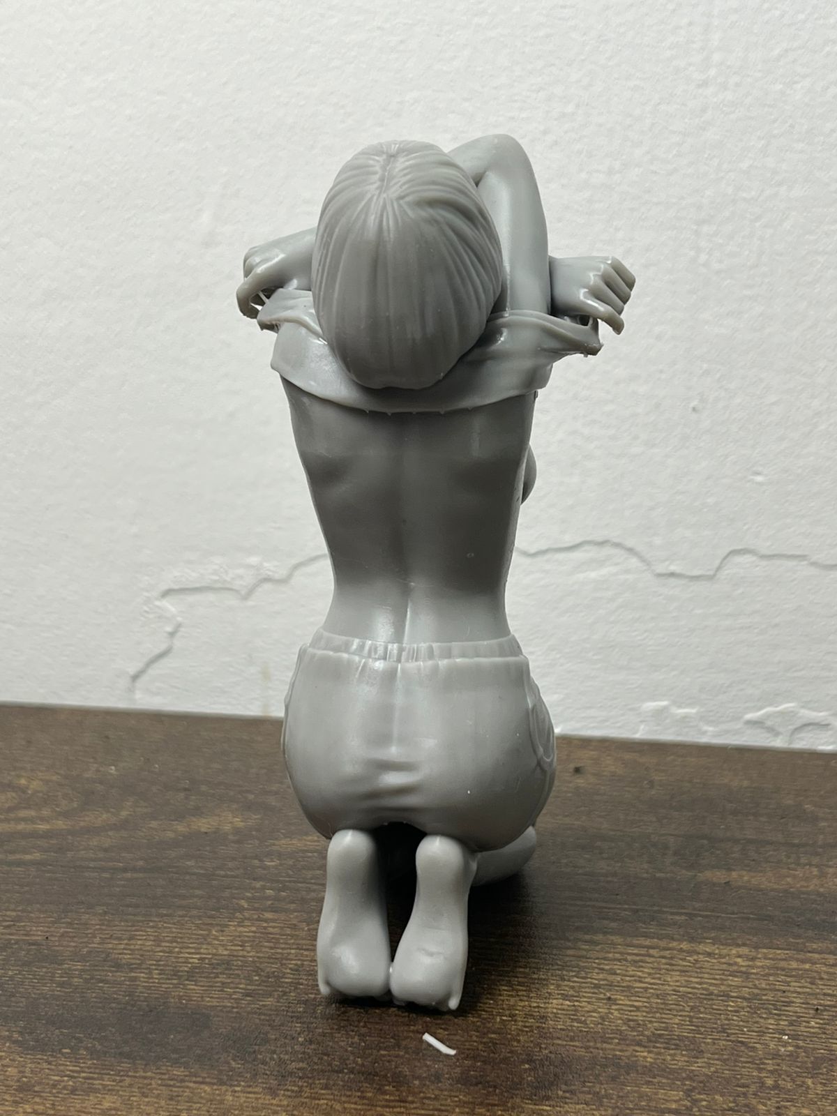 A Woman Changing Clothes 3D print model_8