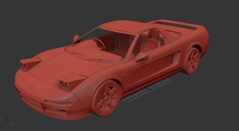 H NSX Type R 1992 3D print model_1