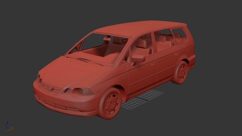 H Odyssey JP Mk2 RA6 1999 3D print model_1