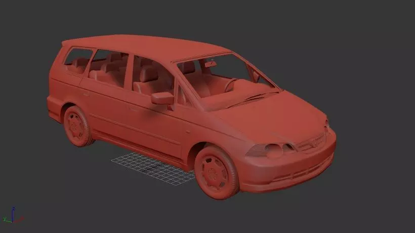H Odyssey JP Mk2 RA6 1999 3D print model_0