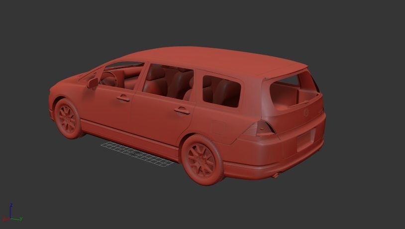 H Odyssey JP Mk3 RB1 2003 3D print model_2