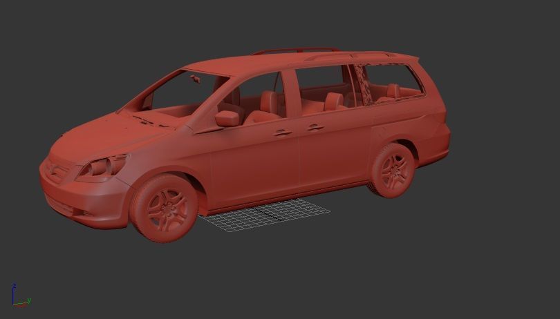 H Odyssey Mk3 RB1 US spec 2008 3D print model_1
