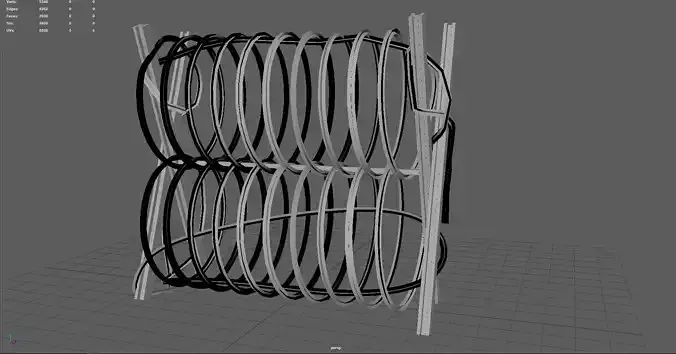 Low Poly Barbed Wire Fence Unreal and Unity Compatible