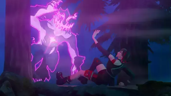 Fortnite Haylee Skye Storm Beast Rigged Model 3D model