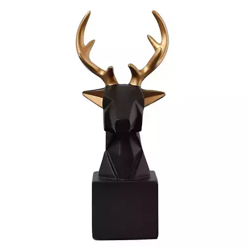 Deer head statue 3D print model