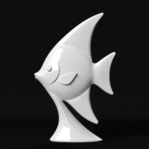 Angelfish 3D print model