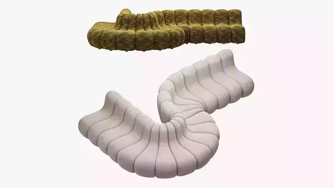 Jagger Lounge Modular Sofa Beige and Olive