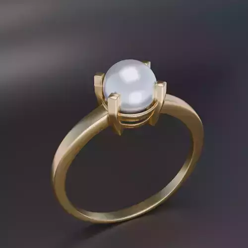 Elegant Pearl Ring