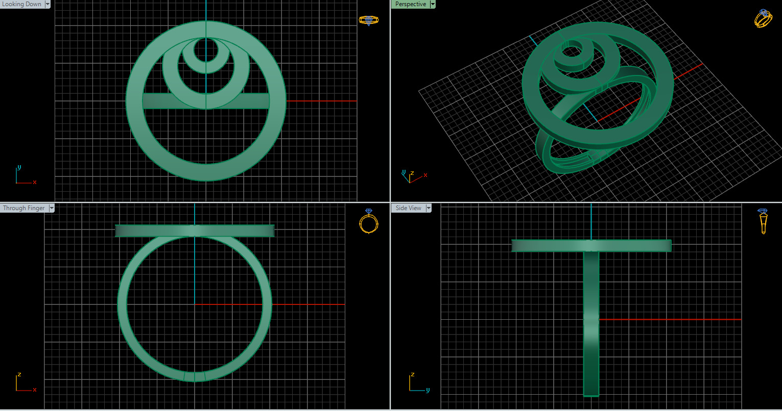 jewelry ring 311 3D print model_1