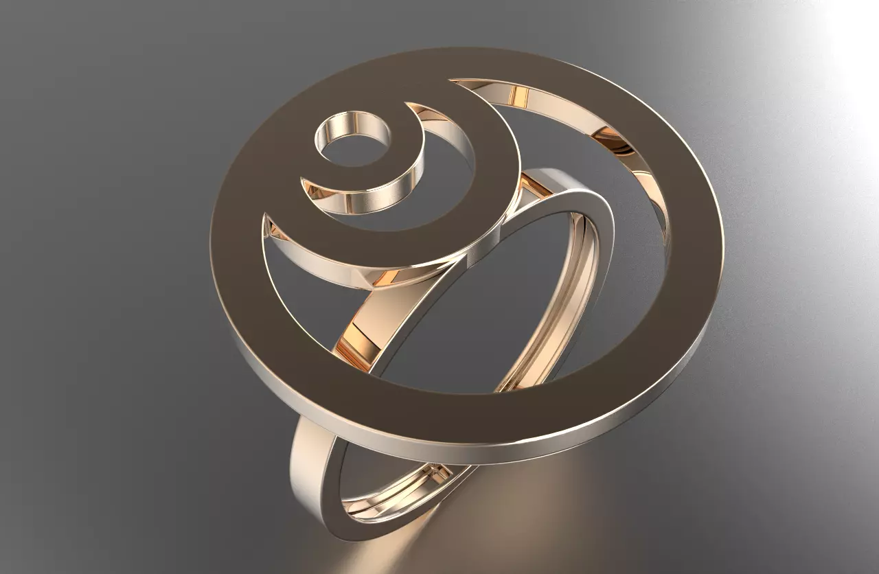 jewelry ring 311 3D print model_0