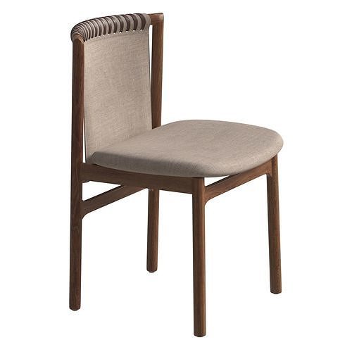 Baden Dining Chair Alcala Wheat Four Hands 3D model