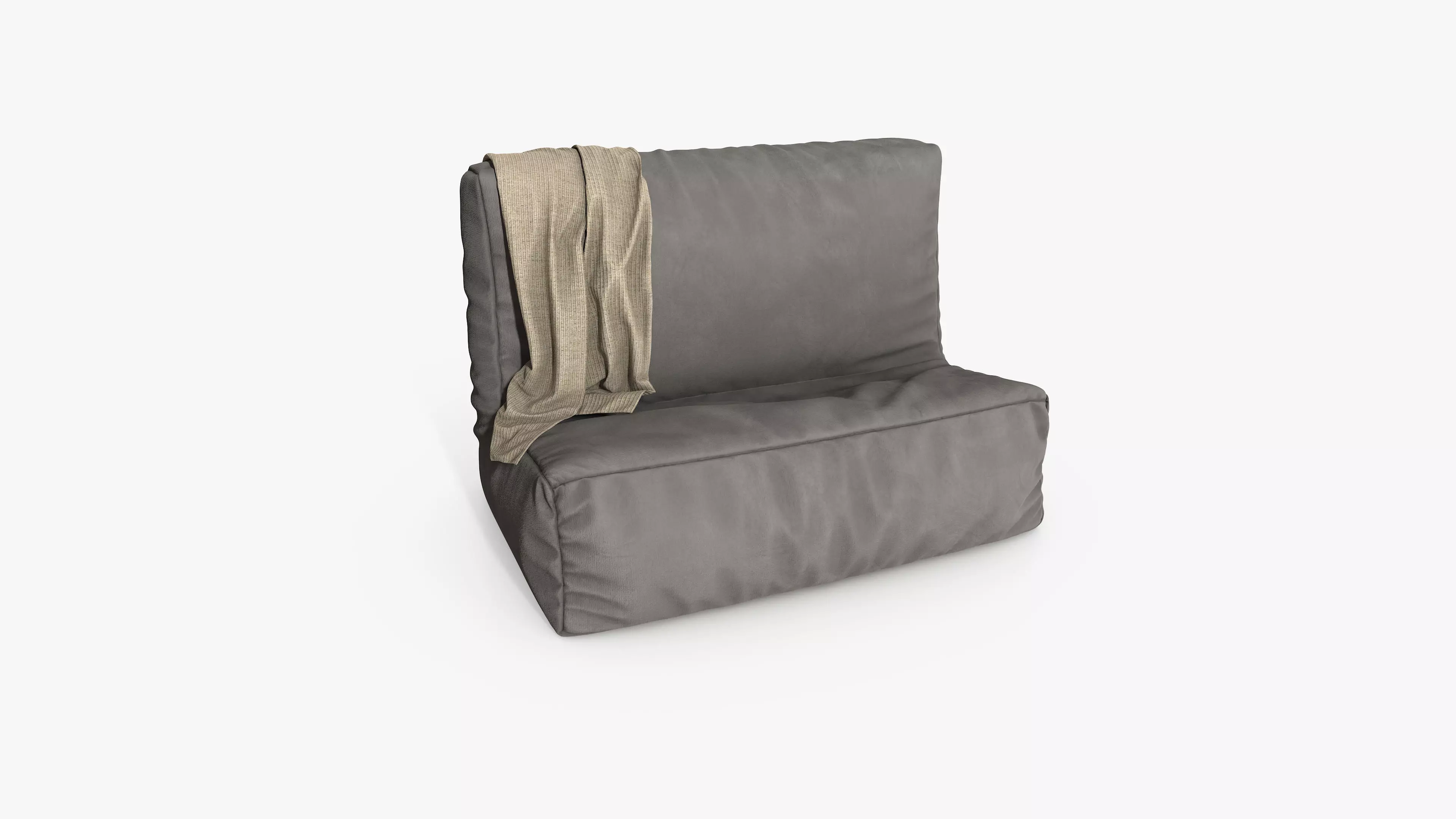 Handmade Craft Soft Sofa 3D model