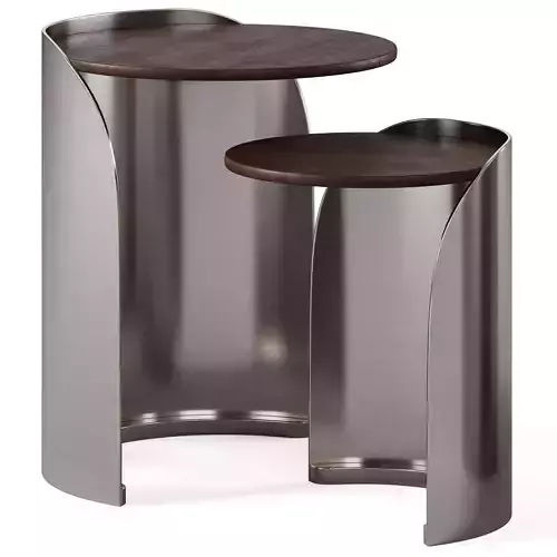 Xireisa round nesting side tables by Sklum