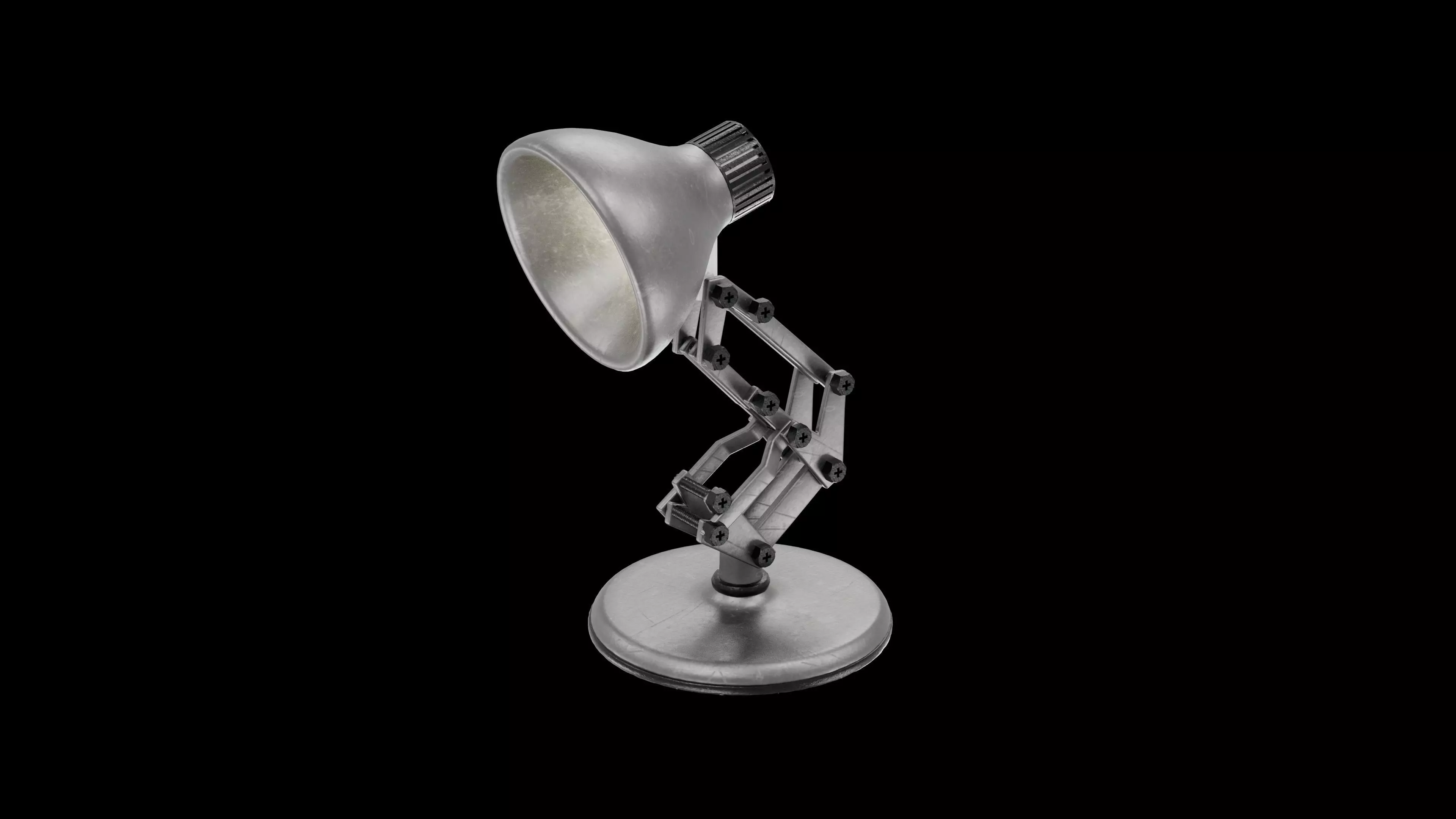 Industrial Desk Lamp - Realistic 3D Model Free low-poly 3D model