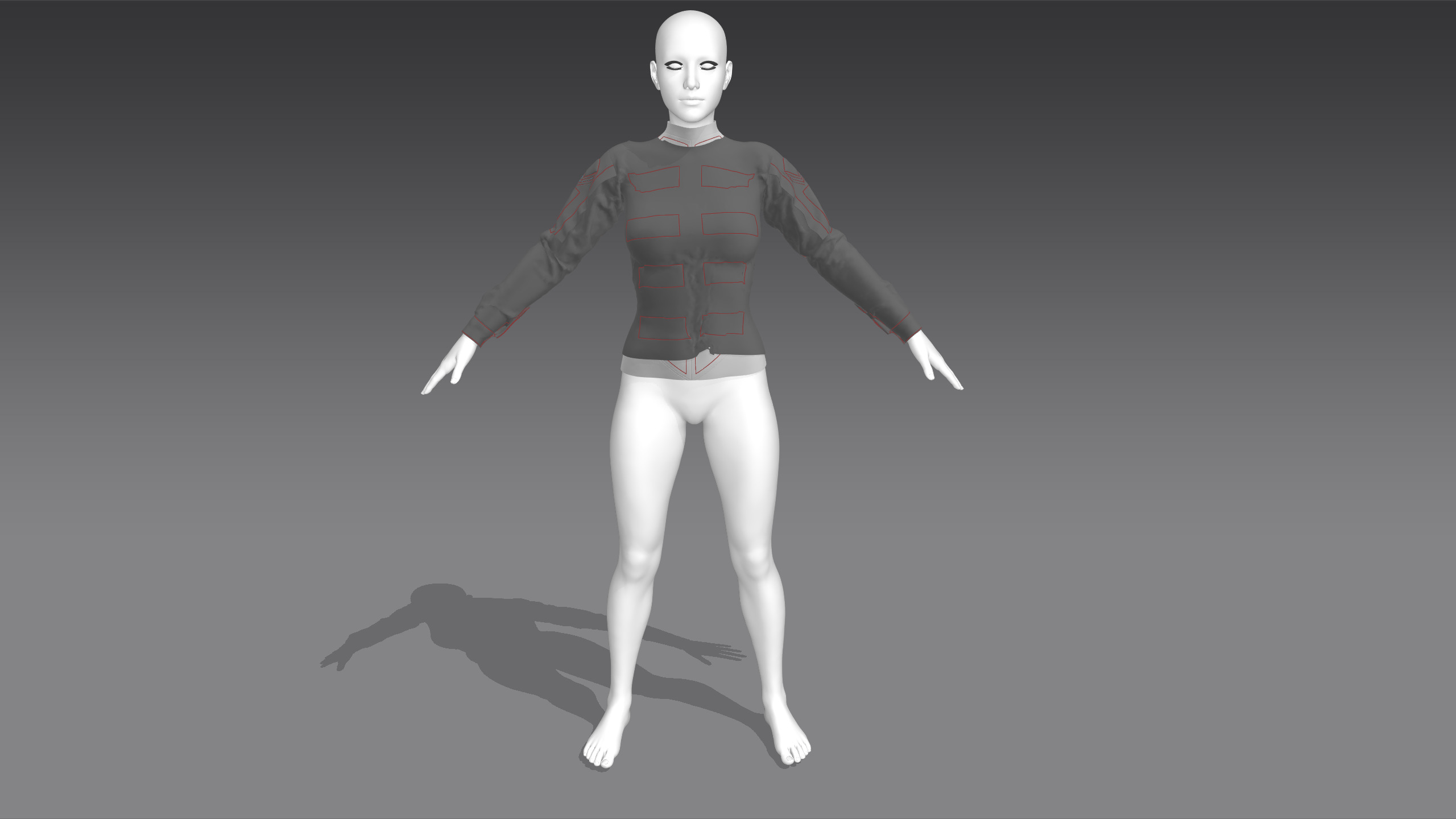 Military Outfit Full Tutorial and Project Files Low-poly 3D model_26