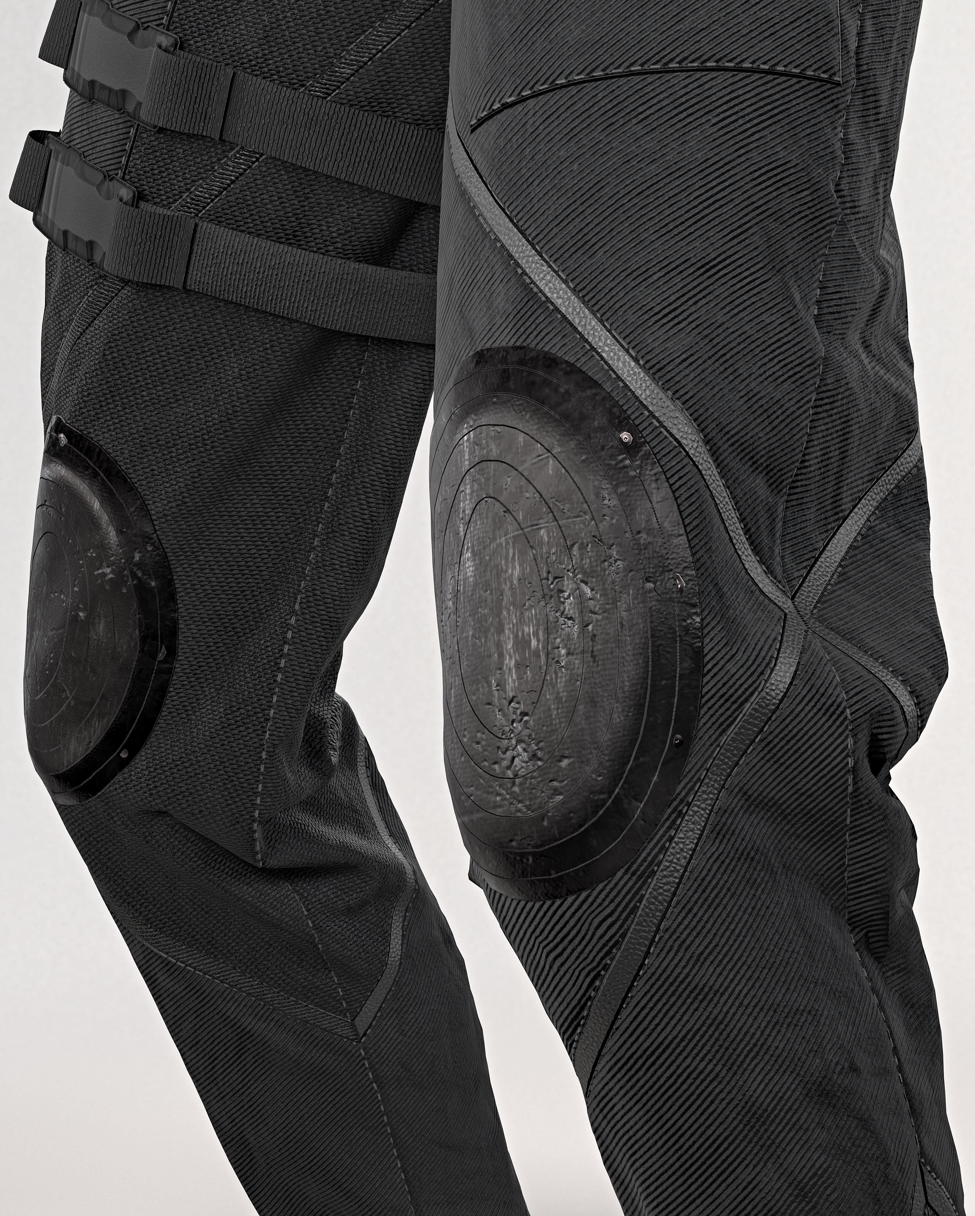 Military Outfit Full Tutorial and Project Files Low-poly 3D model_13