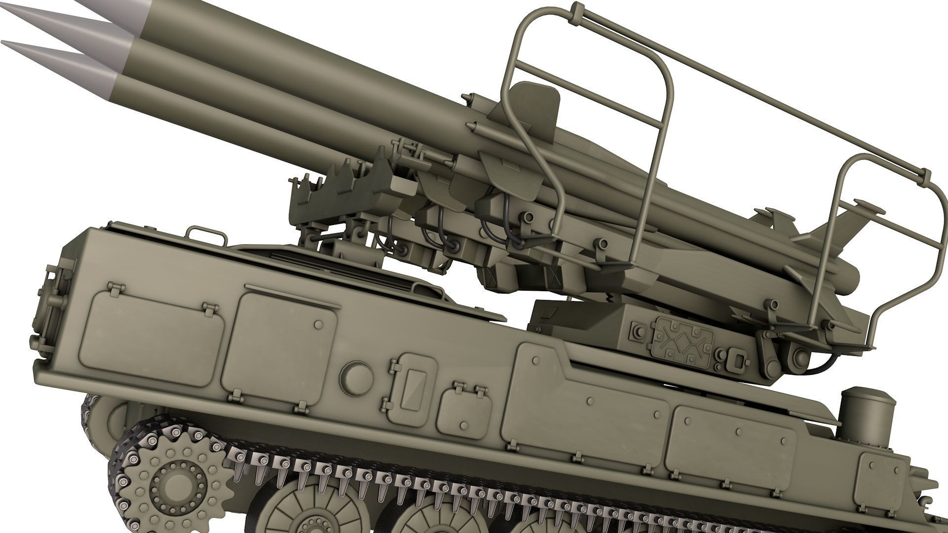 SA-6 Gainful 2K12 Kub 3D model_1