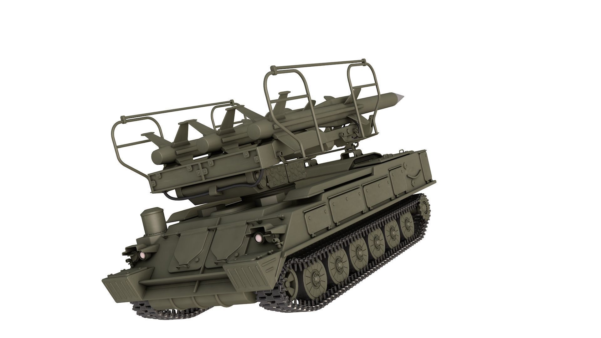 SA-6 Gainful 2K12 Kub 3D model_4