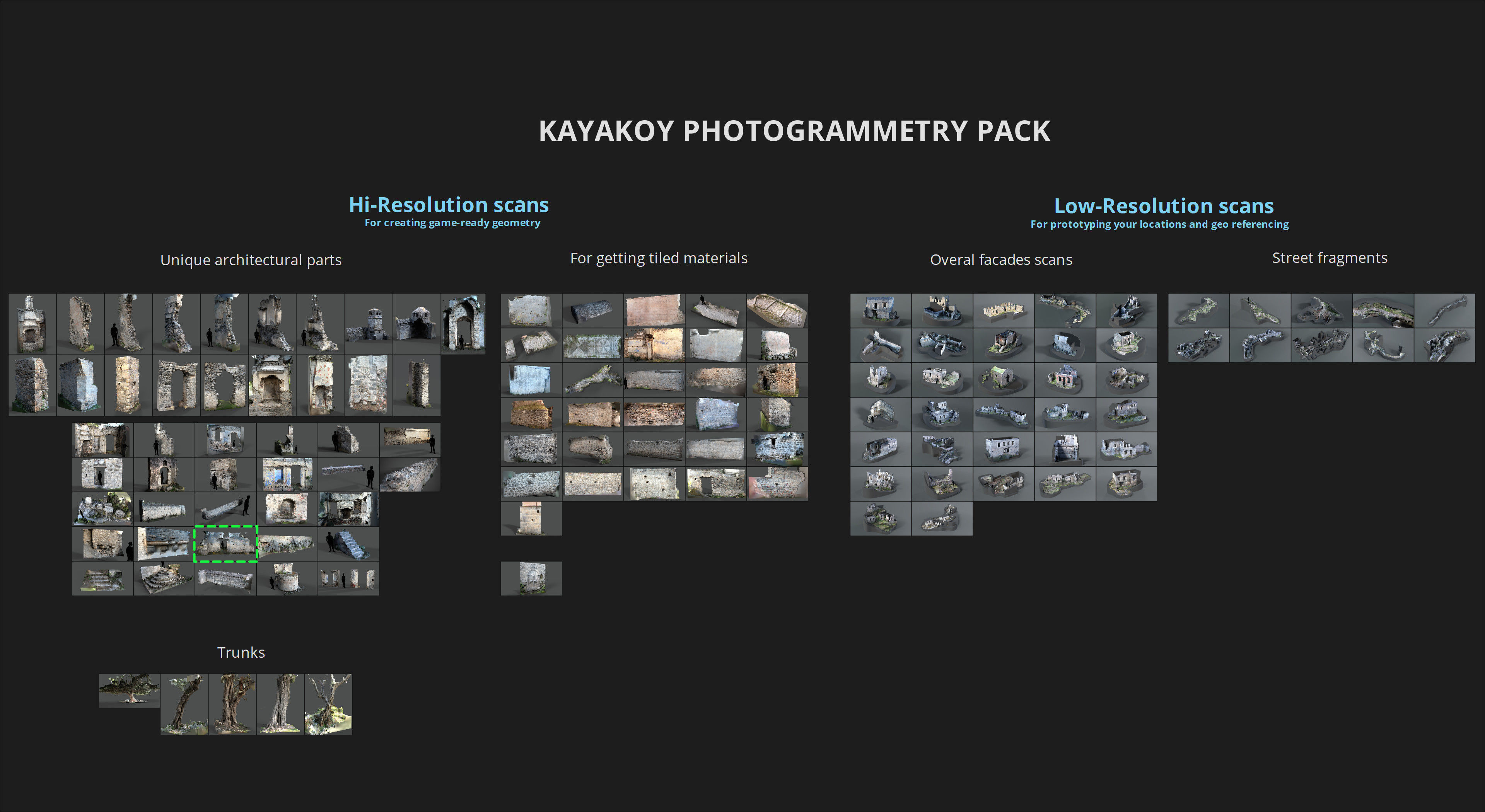 Abandoned House Ruined Part Scan - House Wall 3D model_19