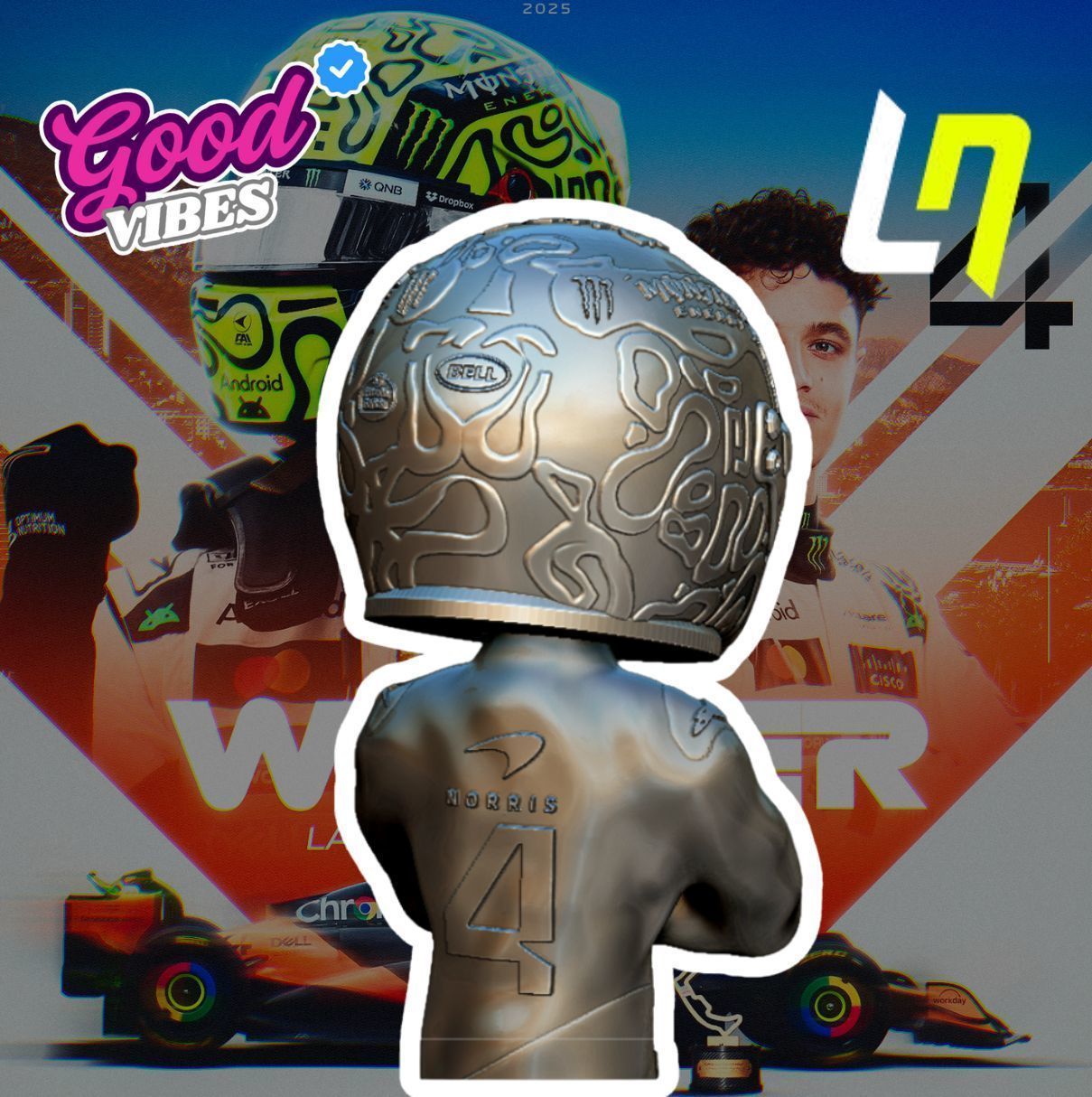 DOLL EDITION LIMITID LANDO NORRIS MCLAREN 2025 3D print model_2