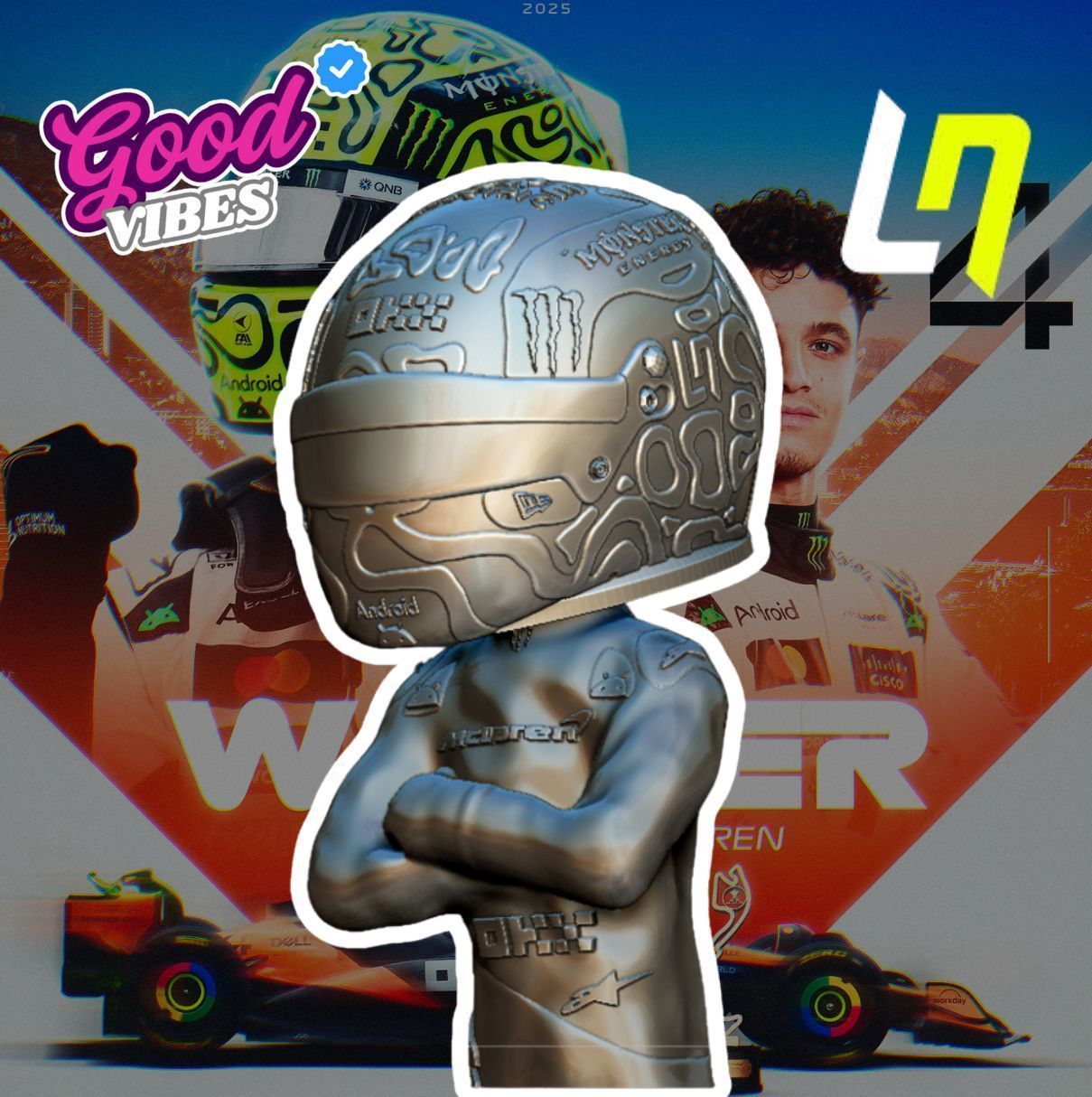 DOLL EDITION LIMITID LANDO NORRIS MCLAREN 2025 3D print model_4