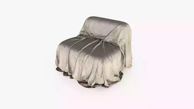 Dirty Covered Soft Chair