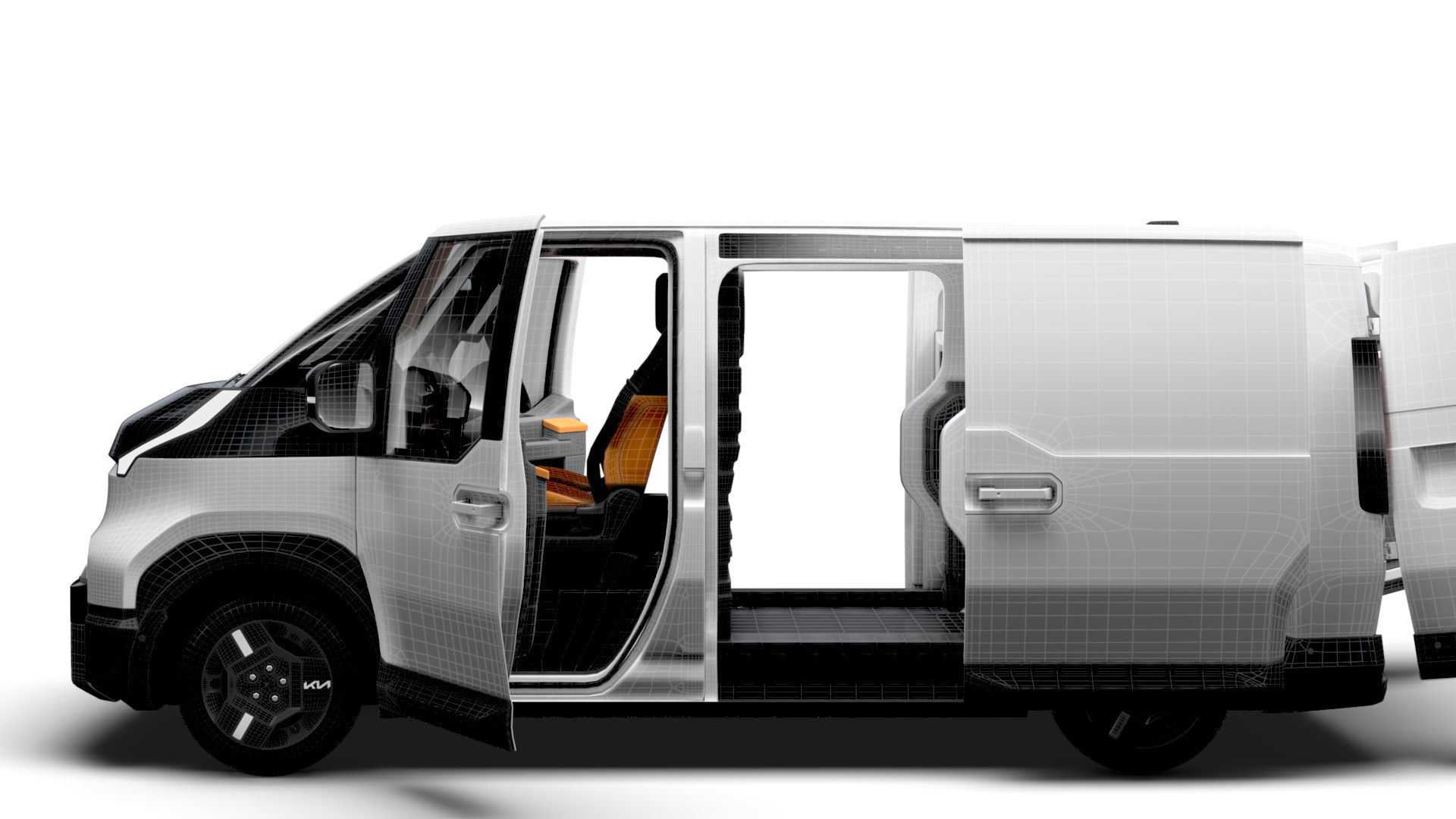 KIA PV5 Cargo L2H1 HQInterior 2026 UKspec 3D model_19