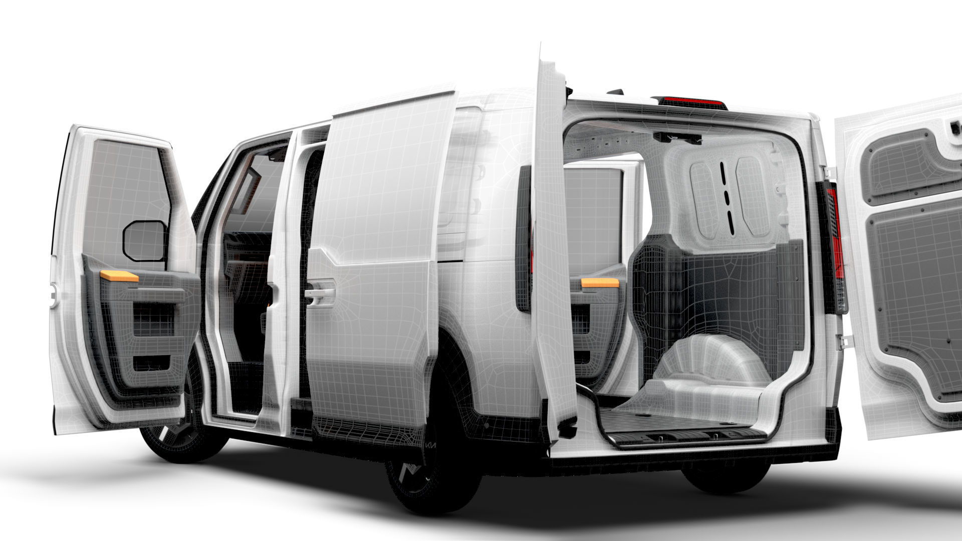 KIA PV5 Cargo L2H1 HQInterior 2026 UKspec 3D model_17