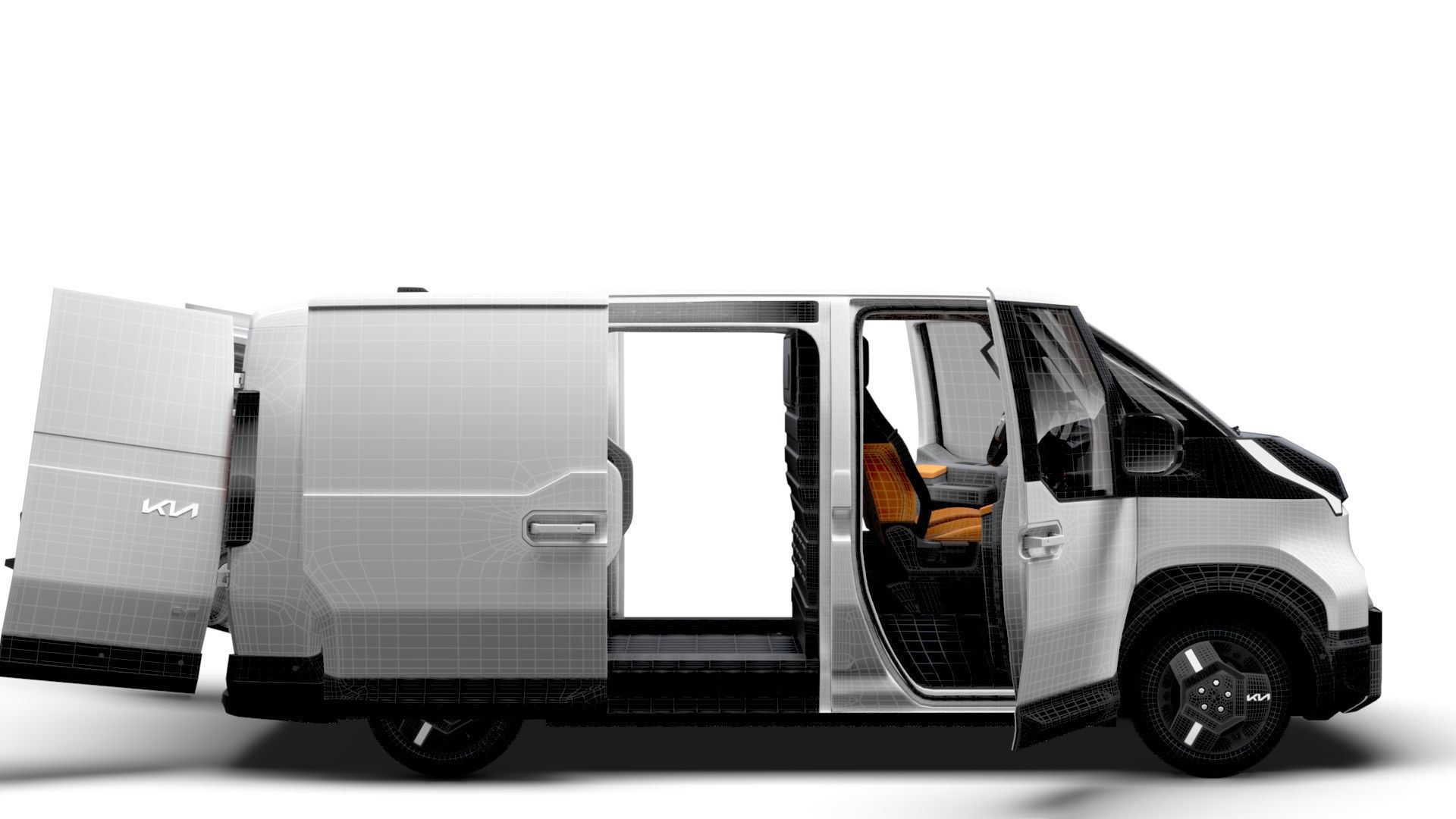 KIA PV5 Cargo L2H1 HQInterior 2026 UKspec 3D model_16
