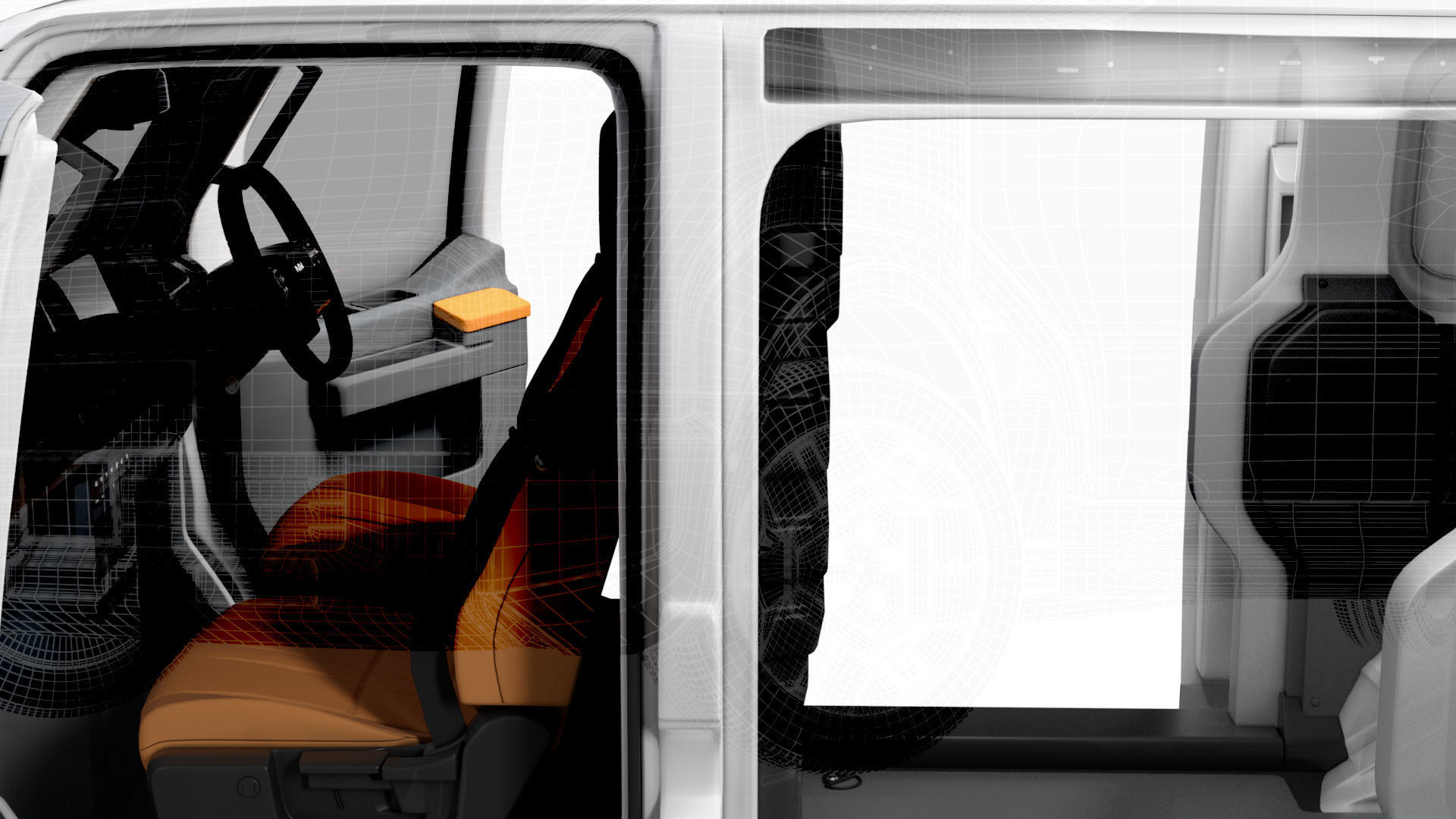 KIA PV5 Cargo L2H1 HQInterior 2026 UKspec 3D model_28